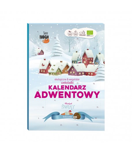 Kalendarz Adwentowy Czekoladki bezglutenowe BIO - ME GUSTO 100 g Kalendarz Adwentowy Czekoladki bezglutenowe BIO - ME GUSTO 100 g