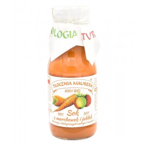 Sok Marchewkowy z Jabłkiem NFC BIO - TŁOCZNIA MAURERA 300 ml