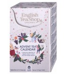 Kalendarz adwentowy zestaw herbatek biały 25 sasz. BIO - English Tea Shop Organic 37,5 g