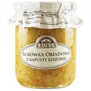 Surówka Obiadowa z kapusty kiszonej - KROKUS 500 g