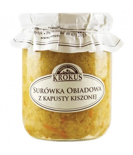 Surówka Obiadowa z kapusty kiszonej - KROKUS 500 g
