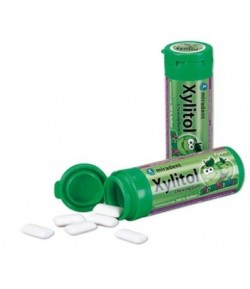 Xylitol Jabłkowa guma do żucia dla dzieci z ksylitolem (30szt. w tubie) - Miradent 30 g