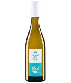 Wino bezalkoholowe CHARDONNAY Białe półsłodkie - GENS ET PIERRES 750 ml