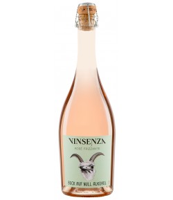 Wino bezalkoholowe FRIZZANTE Różowe słodkie musujące BIO - VINSENZA 750 ml