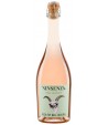 Wino bezalkoholowe FRIZZANTE Różowe słodkie musujące BIO - VINSENZA 750 ml