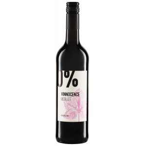 Wino bezalkoholowe MERLOT Czerwone słodkie BIO - VINNOCENCE 750 ml