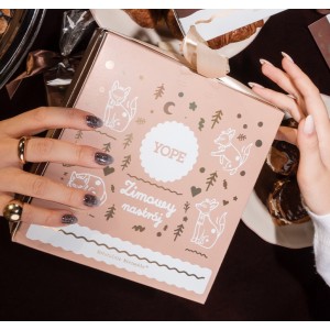 Zestaw do pielęgnacji dłoni - mydło i krem do rąk Zimowy nastrój - YOPE  300ml+50ml