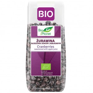 Żurawina słodzona sokiem jabłkowym BIO - BIO PLANET 100 g
