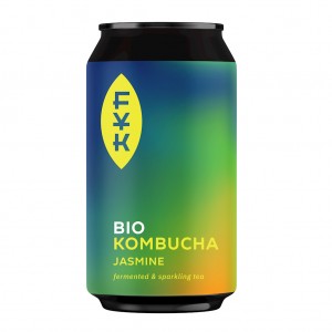 Kombucha Zielona Jaśminowa bezglutenowa BIO - FOREVER YOUNG KOMBUCHA 330 ml