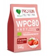 Białko serwatkowe WPC 80 Truskawka BIO - BeOrganic 345 g