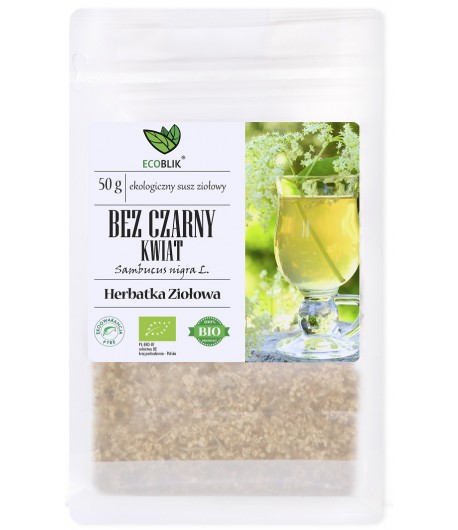 Bez Czarny Kwiat Herbatka ziołowa BIO - ECOBLIK 50 g