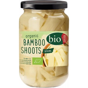 Pędy bambusa plastry w zalewie BIO - BIOASIA 340 g