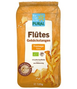 Paluszki z ciasta francuskiego z serem BIO - PURAL 125 g