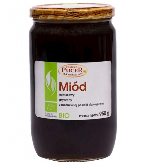 Miód Gryczany BIO - PASIEKA PUCER 950 g