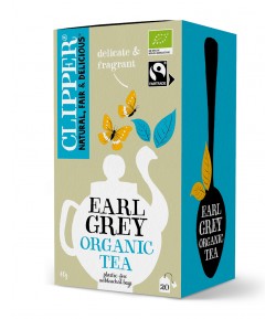 Herbata Czarna EARL GREY FAIR TRADE BIO (20 x 2 g) - CLIPPER 40 g