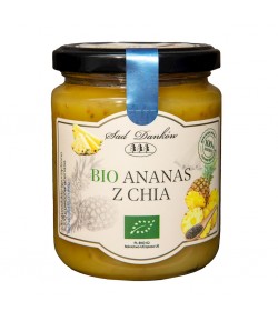 Ananas z Chia bez dodatku cukrów BIO - SAD DANKÓW 250 g