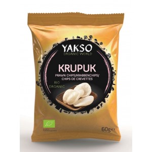 Prażynki KREWETKOWE (KRUPUK) BIO - YAKSO 60 g