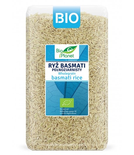 1kg Ryż Basmati pełnoziarnisty BIO - Bio Planet 1 kg