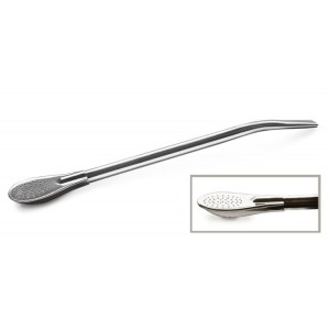 Bombilla ze stali nierdzewnwej łyżeczkowa liza 19 cm - YERBA MATE GREEN ORGANIC