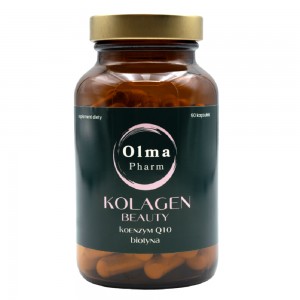 Kolagen Beauty z Koenzymem Q10 i Biotyną - OLMA PHARM 90 kapsułek