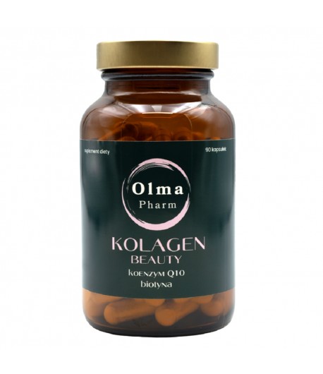 Kolagen Beauty z Koenzymem Q10 i Biotyną - OLMA PHARM 90 kapsułek