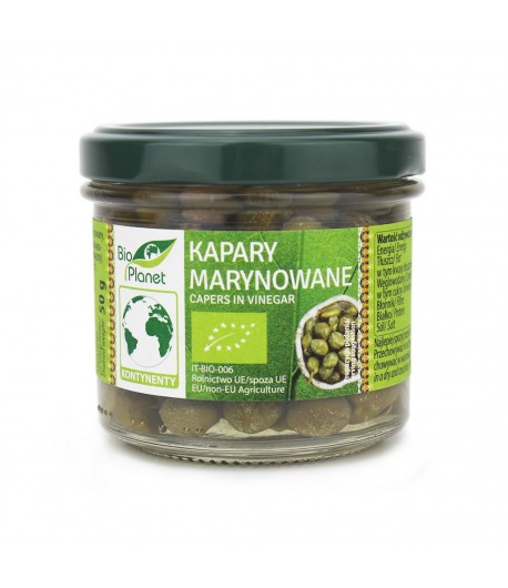 Kapary marynowane BIO - BIO PLANET 100 g