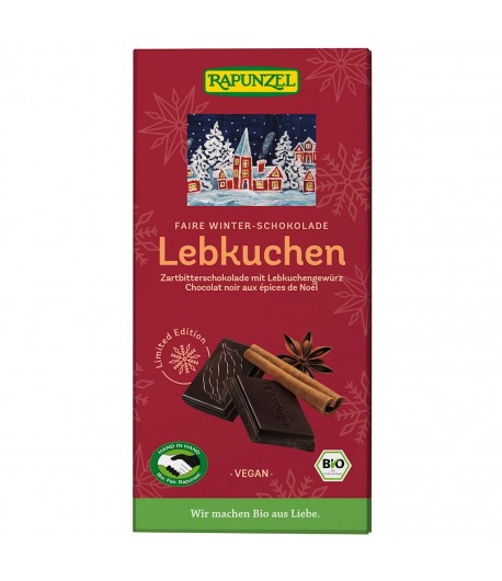 Czekolada gorzka z przyprawą do piernika BIO - RAPUNZEL 80 g