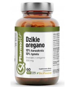 Dzikie Oregano EKSTRAKT (300 mg) bezglutenowy - PHARMOVIT 60 kapsułek