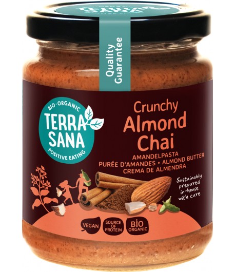 KREM MIGDAŁOWY PIERNIKOWY CRUNCHY BIO - TERRASANA 250 g