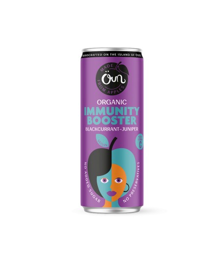 Napój musujący na odporność CZARNA PORZECZKA - JAŁOWIEC bez dodatku cukrów BIO - OUN 250 ml