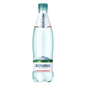 Naturalna woda mineralna gazowana (plastikowe opakowanie) - BORJOMI 500 ml