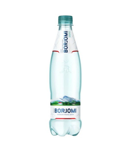 Naturalna woda mineralna gazowana (plastikowe opakowanie) - BORJOMI 500 ml