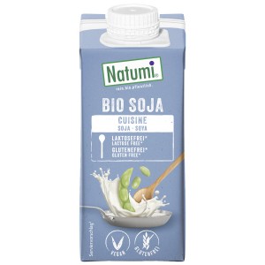 Krem Sojowy do gotowania i pieczenia bezglutenowy BIO - NATUMI 200 ml