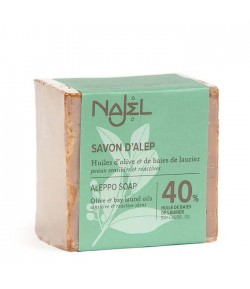 Mydło Oliwkowo - Laurowe z Aleppo Premium 40% - Najel 185g