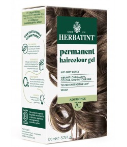 Trwała Farba Herbatint 8C Jasny Popielaty Blond (seria popielata) 170 ml
