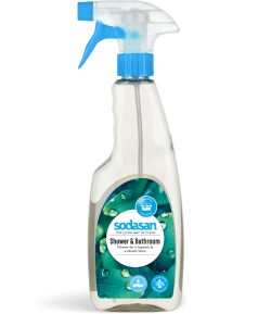 Ekologiczny Płyn do czyszczenia kabin prysznicowych i łazienek - Sodasan 500 ml