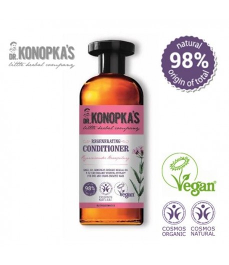 Balsam regenerujący do suchych i farbowanych włosów  - dr Konopka 500 ml