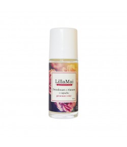 Naturalny dezodorant z ałunem o zapachu geranium i róży - Lilla Mai 50 ml