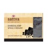 Mydło glicerynowe z węglem - Sattva 125g