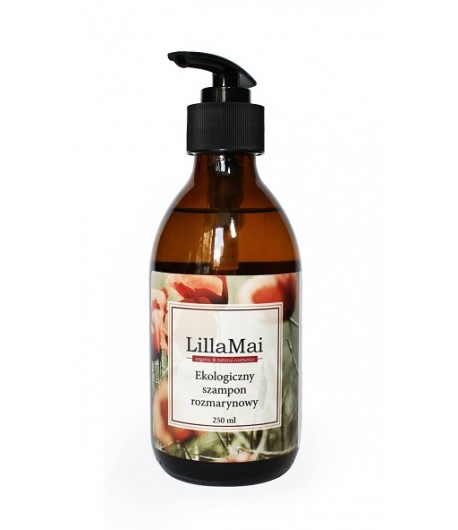 Ekologiczny szampon rozmarynowy  - Lilla Mai 250 ml