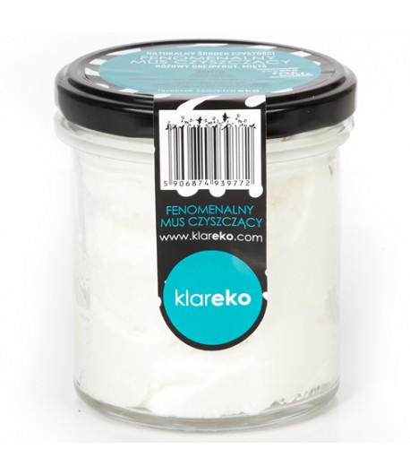Zero Waste Fenomenalny Mus Czyszczący - Różowy Grejpfrut i Mięta - KLAREKO 300g