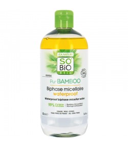 Oczyszczająca dwufazowa woda micelarna Bamboo 500 ml - SO'BiO etic