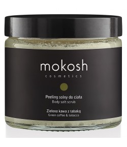 Peeling solny do ciała Zielona kawa z tabaką - MOKOSH 300g