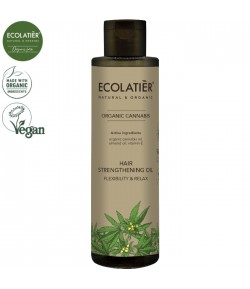 Wzmacniający olejek do włosów Elastyczność i Relaks - ECOLATIER 200 ml