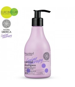 Naturalny szampon do włosów zniszczonych i matowych Caviar Therapy - Regeneracja i ochrona - Natura Siberica 245 ml