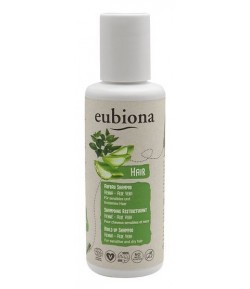Szampon odbudowujący z henną i aloesem - Eubiona 200 ml