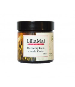 Odżywczy krem z masła Karite - Lilla Mai 50 ml