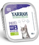 Pasztet z kurczaka i indyka z aloesem BIO (dla kota) - YARRAH 100 g