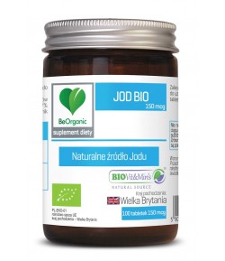 JOD BIO - BeOrganic 100 tabletek (150 mcg)