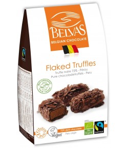 Belgijskie czekoladki trufle z gorzką czekoladą Fair Trade - Belvas 100 g